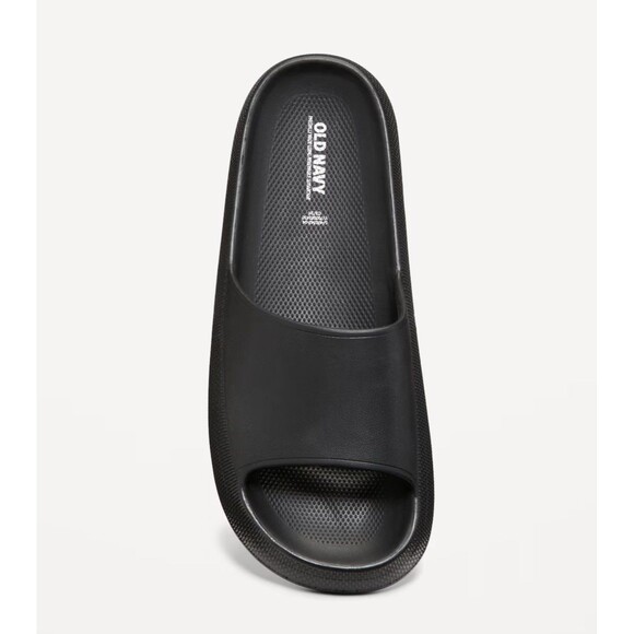 Old Navy UNISEX Single Strap Slide Sandal BLACK size 10 - Picture 1 of 5